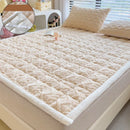 soft lambskin velvet mattress topper for students and dormitories