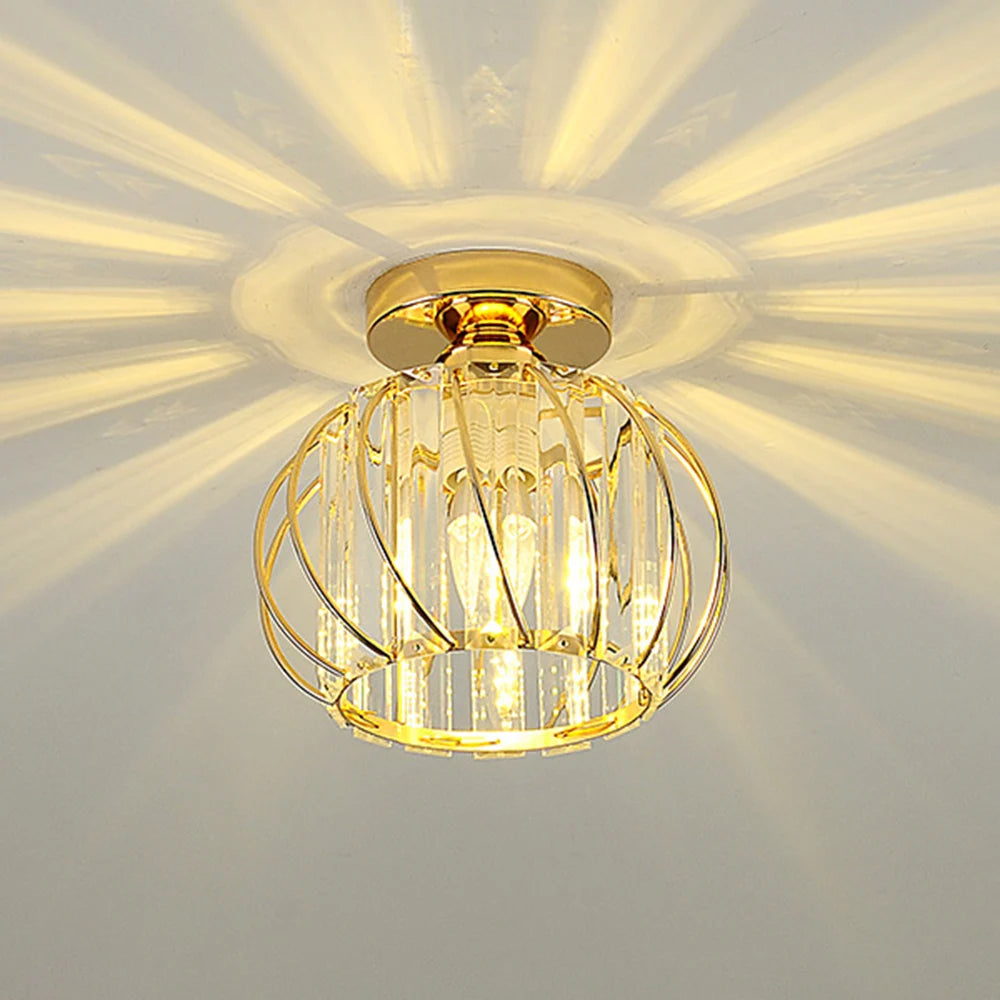 Modern crystal ceiling light for an elegant and creative atmosphere