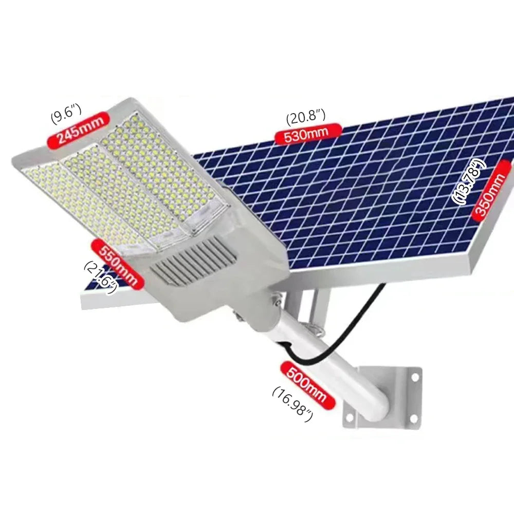Super bright solar LED outdoor and garden lamp post - vue 11 sur 11
