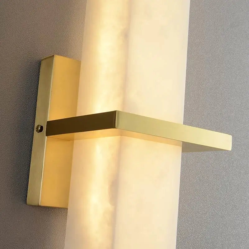 applique murale en cuivre léger lampe LED design moderne pour intérieur - vue 5 sur 7