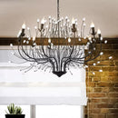 Design crystal LED chandelier for an elegant and modern interior