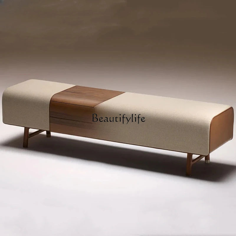Italian luxury lightweight and simple stool for bench and sofa - vue 6 sur 9