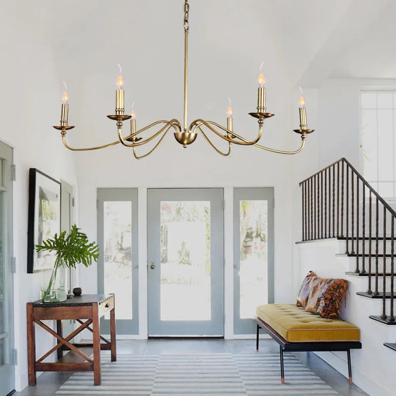 Simple modern chandelier for personalised and elegant lighting - vue 3 sur 7