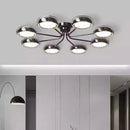 Modern rectangular LED ceiling light for interiors