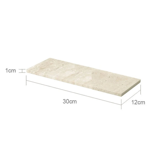 natural marble bathroom accessory set - vue 12 sur 30