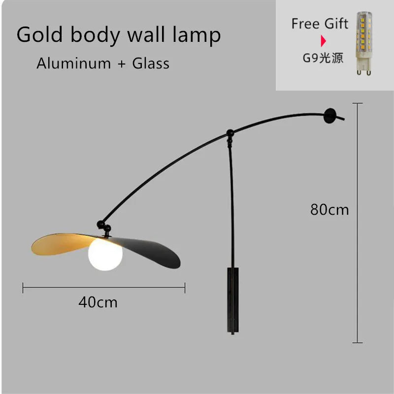 Modern adjustable LED pendant lamp