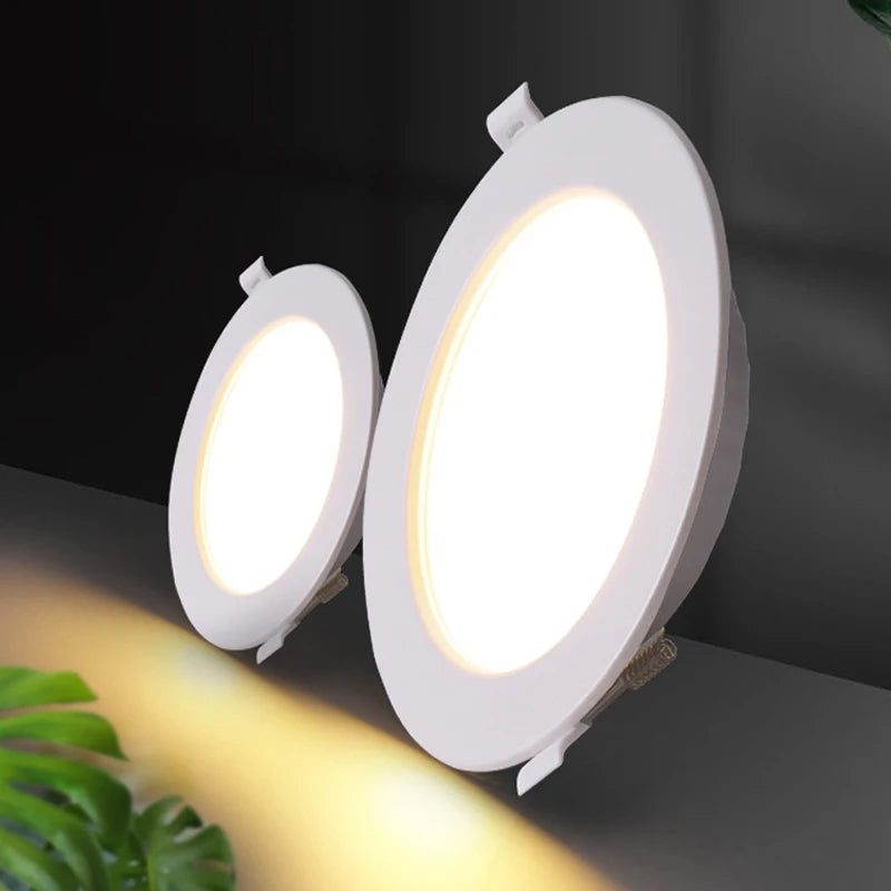 High brightness integrated LED ceiling light with universal voltage - vue 6 sur 6