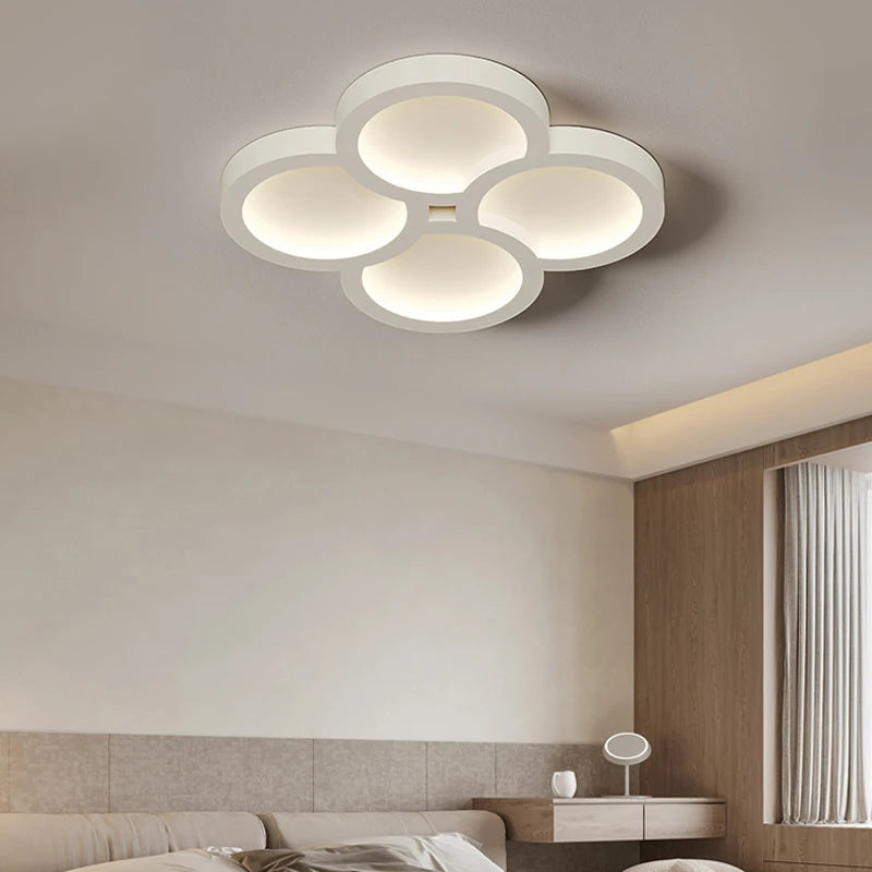Modern creative geometric ceiling light with smart eye protection