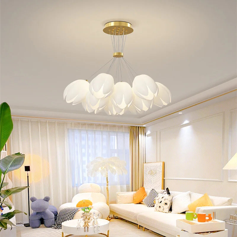 Modern indoor LED pendant light for elegant decor
