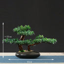 Artificial bonsai tree for indoor decoration and landscaping