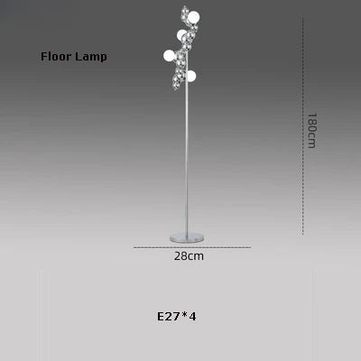 Art deco gold chrome designer pendant light for modern lighting