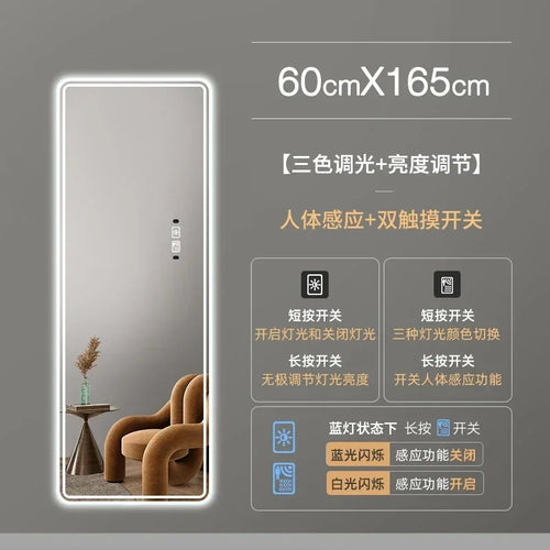 Large smart mirror for interior decoration - vue 8 sur 19