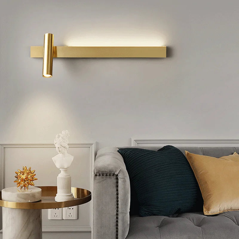 applique murale led de luxe simple style nordique créatif - vue 5 sur 14