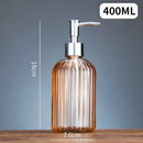 portable glass liquid soap dispenser for bathroom