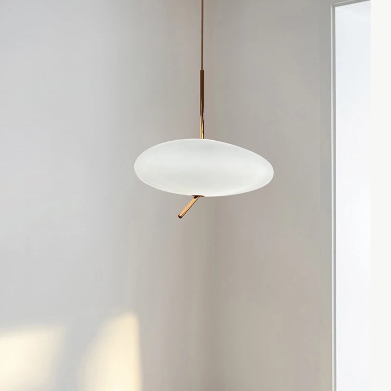 Creative pebble-shaped pendant light for interior decoration