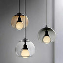 Modern glass chandelier for indoor pendant lighting