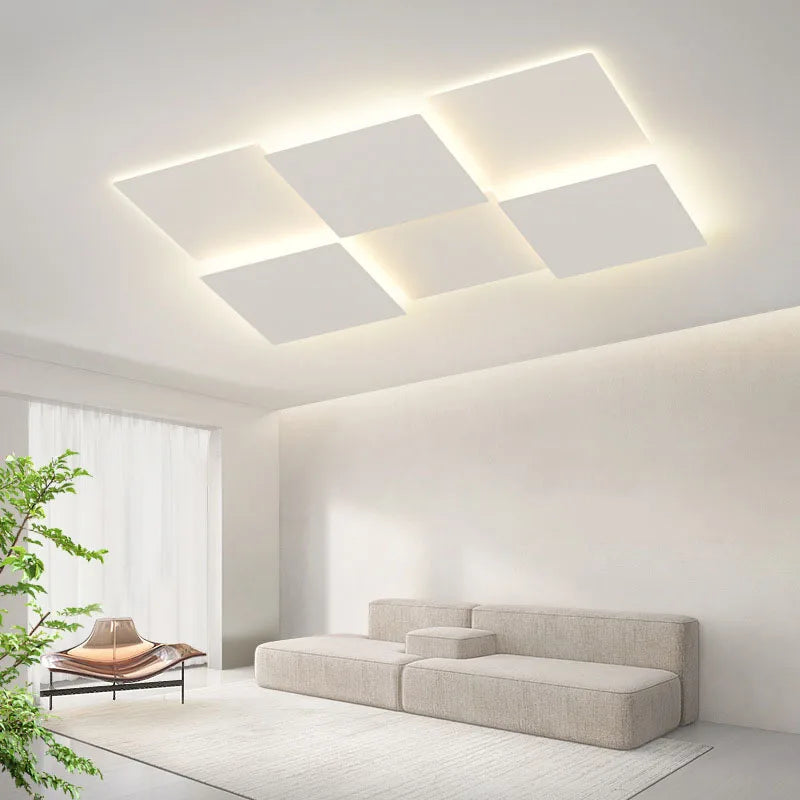plafonnier led moderne pour décoration d'intérieur luminaire intelligent - vue 5 sur 10