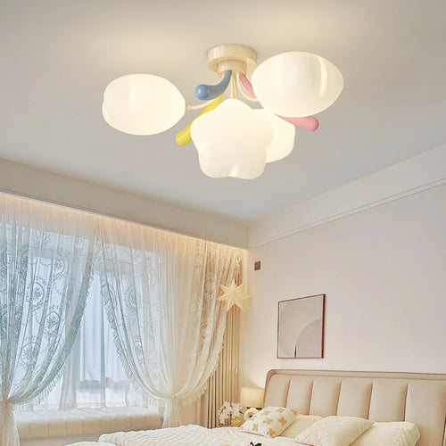 romantic colorful star chandelier for children's lighting - vue 2 sur 9