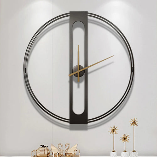 Nordic creative silent and stylish wall clock - vue 4 sur 8
