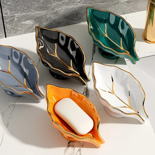 luxury ceramic soap box for bathroom - vue 6 sur 10