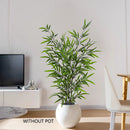 Artificial bamboo leaves for event and party decoration