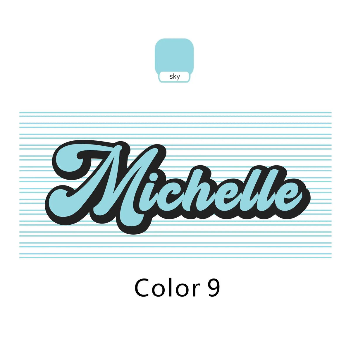 Personalised retro striped beach towel