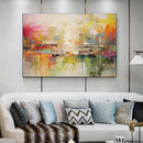 large hand painted abstract wall painting for home decor