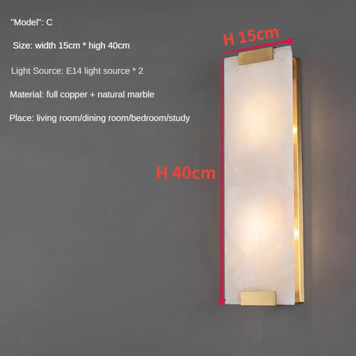 Creative and customisable copper LED wall light - vue 12 sur 11