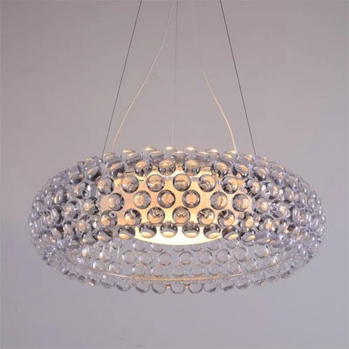 Modern nordic round pendant light for contemporary spaces - vue 5 sur 6
