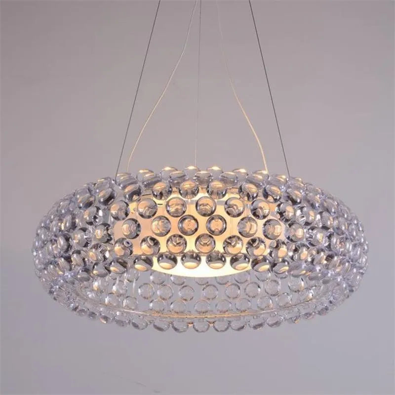 Modern nordic round pendant light for contemporary spaces - vue 5 sur 6