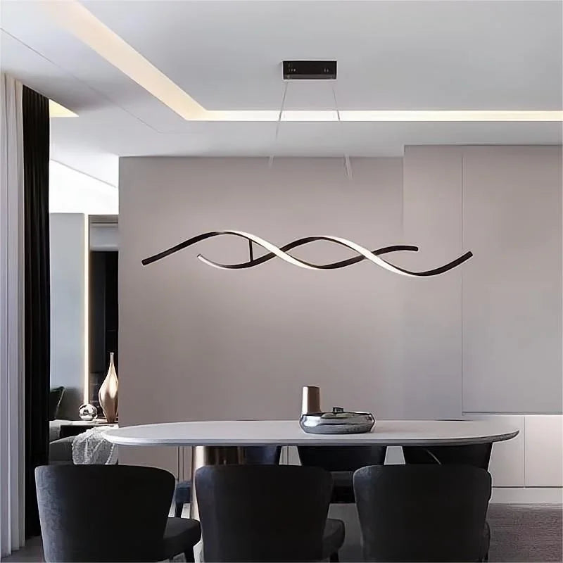 Modern luxury minimalist designer chandelier for bar