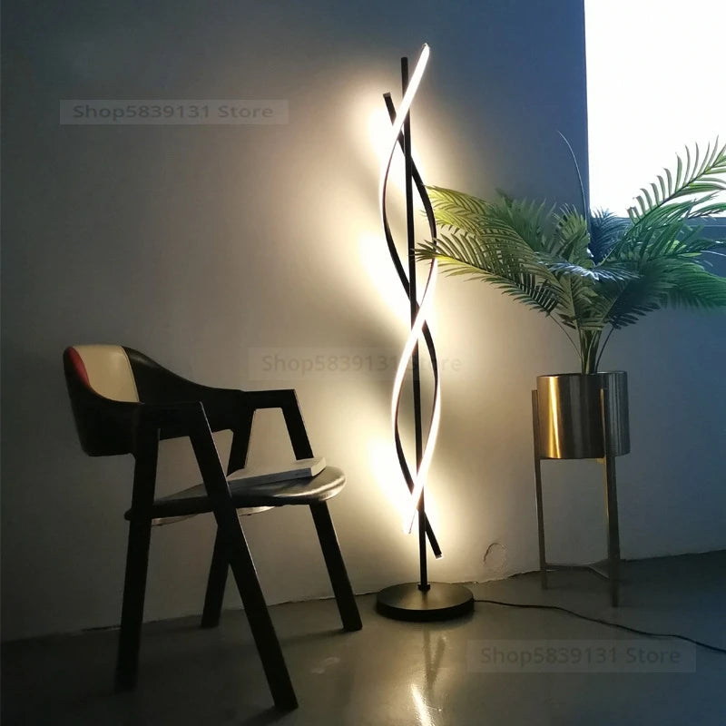 Modern nordic design acrylic LED floor lamp