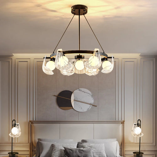 lustre en verre de luxe pour un éclairage créatif à la maison - vue 3 sur 18