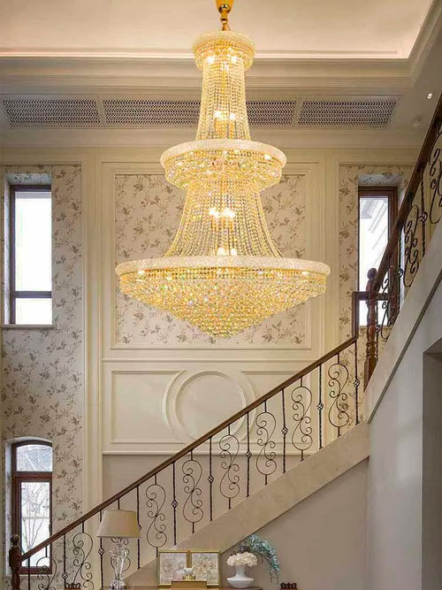 Modern crystal pendant light for elegant interior decor - vue 3 sur 10