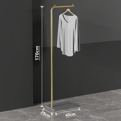 lightweight and modern Nordic clothes rack for stylish storage - vue 12 sur 41
