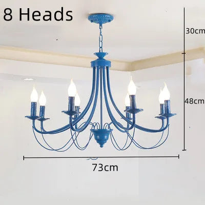 lustre en fer forgé noir et blanc design intérieur moderne - vue 19 sur 23
