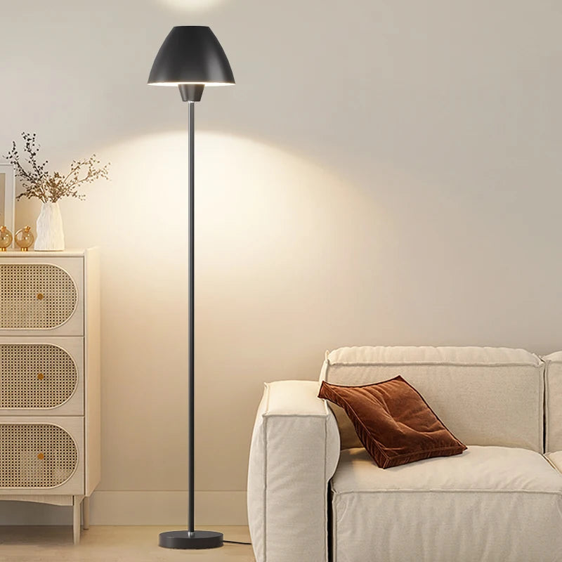 Modern wrought iron floor lamp with advanced stand