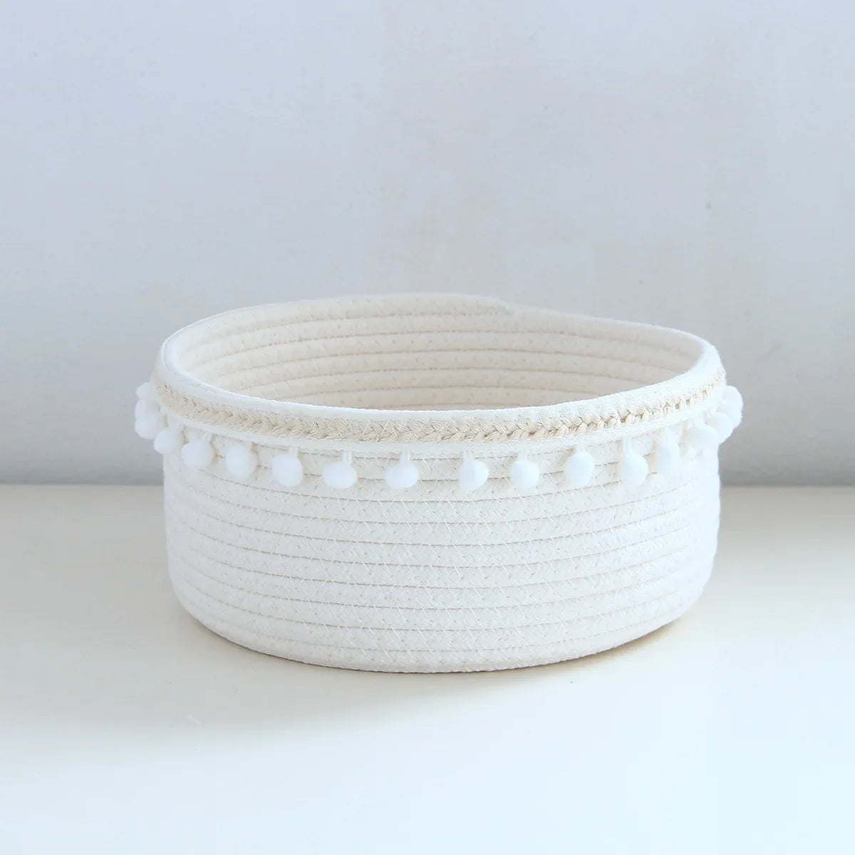 panier de rangement tissé polyvalent pour jouets et accessoires - vue 4 sur 9