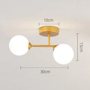 Led ceiling light nordic sphere for bedroom, living room, hallway decor