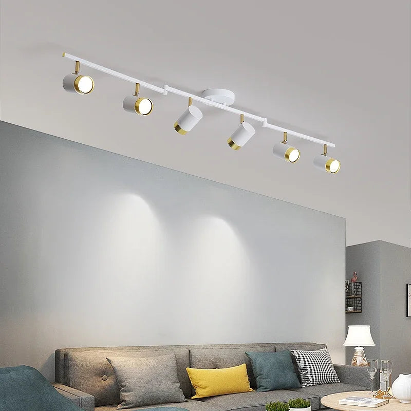 Modern decorative LED strip ceiling light for indoor use