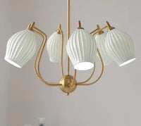 Bauhaus ceramic chandelier for an elegant and modern interior