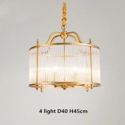 Modern glass and golden copper ceiling light for elegant interiors