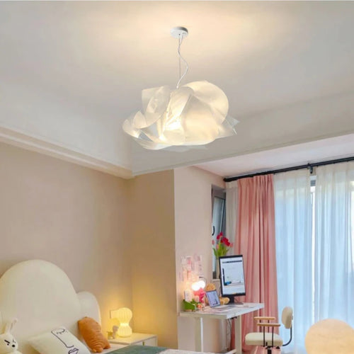 Flower-shaped chandelier for children's bedroom romantic - vue 4 sur 8