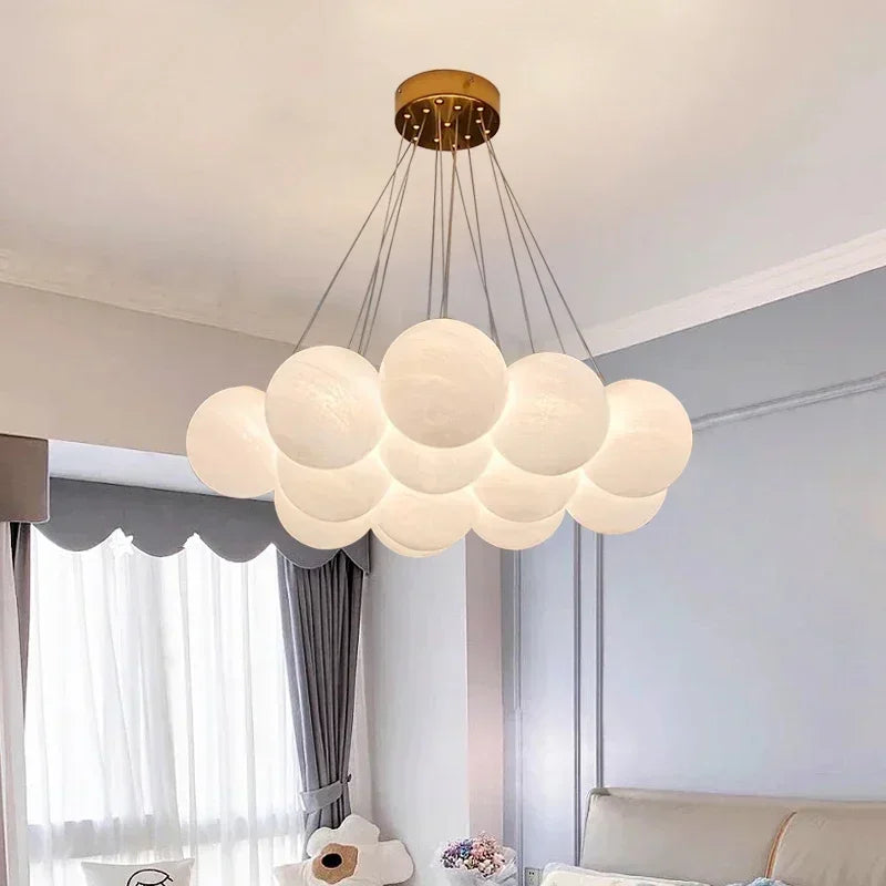 Modern minimalist French style pendant light magic bean