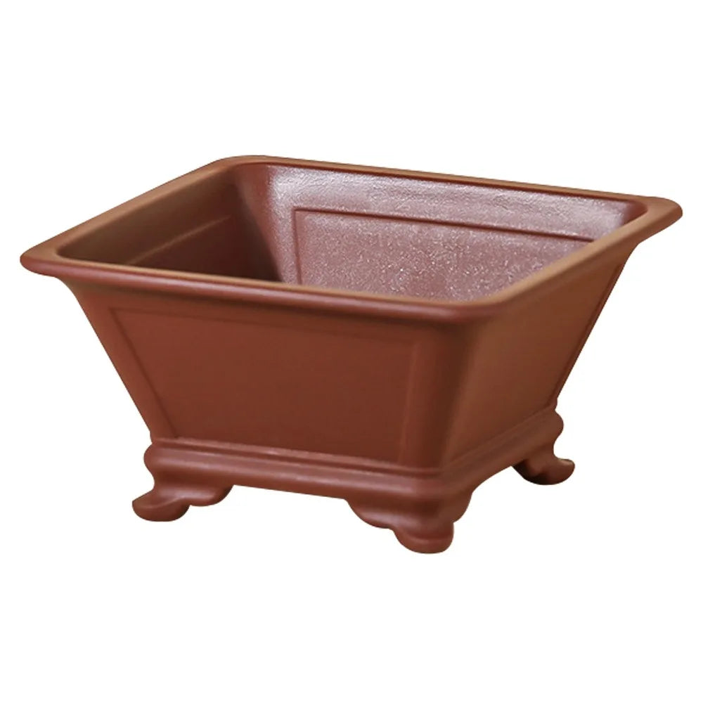 Clay flower pots for creative gardening and bonsai