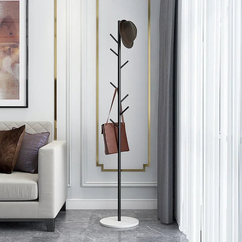 floor-standing coat rack for clothes and bags, versatile - vue 13 sur 17