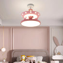 Minimalist modern chandelier for a bright and cosy children's room