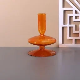 Glass candle holder for wedding decoration and centrepieces