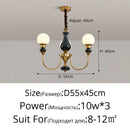 Nordic glass chandelier for a romantic and cosy interior