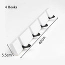 bamboo wall key holder with decorative hooks for organization